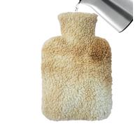 Cute Heating Bottle - Heated Water Bag, Hot Bottle with Cloth Cover, Warm Bag with Large Capacity, Foot Warmer, Winter Accessory for Keeping Feet Hands Body Warm Safe Comfortable