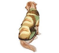 Cute Hedgehog Adorable Dog Hoodie - Soft Polyester Pet Hoodie For Medium And Large Dogs, Seasons