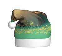 Cute Hedgehog Adult Holiday Hat â€“ Festive Party Hat With Plush Piping And Pom-Pom, Durable Print Design, Perfect For Christmas, New Year'S, Halloween, And More