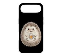 Cute Hedgehog Drinking Beer Mug Funny Animal Case for iPhone Air