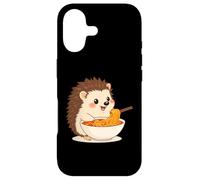 Cute Hedgehog Eats Ramen Noodles Case for iPhone 17