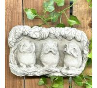 Cute Hedgehog family Stone Wall Plaque