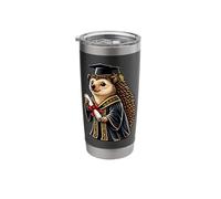 Cute Hedgehog Graduation Stainless Steel Insulated Tumbler