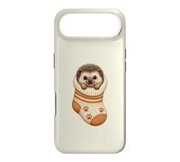 Cute Hedgehog in Cozy Baby Sock Hedgie Mom Cutecore Case for iPhone Air