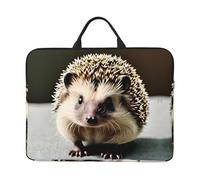 Cute Hedgehog Laptop Bag 14 Inch Handheld Portable Briefcase Shockproof Protective Sleeve Computer Inner Bag