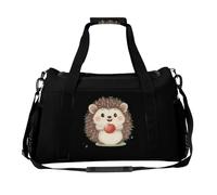 Cute Hedgehog Large Capacity Travel Duffel Bag Sport Weekender Overnight Backpack Lightweight Luggage Bags