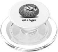 Cute Hedgehog Not a Hugger Introvert shy anxious antisocial PopSockets PopGrip for MagSafe