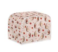 Cute Hedgehog Pattern Toaster Dust Cover Cartoon Toaster Appliance Small Bread Maker Oven Cover Decorative Protector