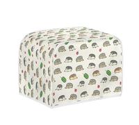 Cute Hedgehog Pattern Toaster Dust Cover Cartoon Toaster Appliance Small Bread Maker Oven Cover Decorative Protector