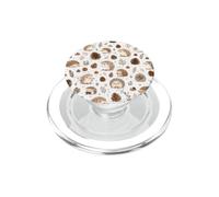 Cute Hedgehog Pine Forest Aesthetic European Summer Leaf PopSockets PopGrip for MagSafe