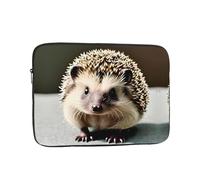 Cute Hedgehog Printed Laptop Sleeve, 17 inch Computer Protective Sleeve, Essential for Business and Office Commuting