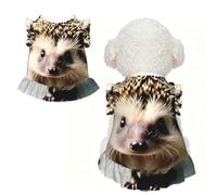Cute hedgehog XL Pet Apparel for Small Dogs-Cute Summer Outfit for Puppy, Soft Breathable Pet Clothes for Cat