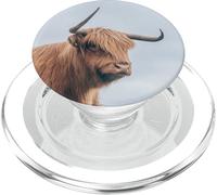 Cute Highland Cow Animal PopSockets PopGrip for MagSafe