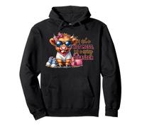 Cute Highland Cow I'm Not A Hot Mess Im A Spicy Disaster Pullover Hoodie