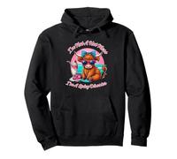 Cute Highland Cow I'm Not a Hot Mess, I'm a Spicy Disaster Pullover Hoodie