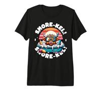 Cute Highland Cow Sleeping and Cows Premium T-Shirt