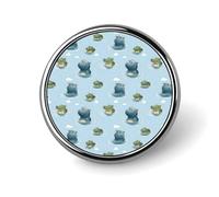 Cute Hippo Crocodile Print Pins for Backpack - Enamel Pins Cute Jacket Coat Hat Bags Badge Pin, Funny Novelty Unique Button Pin Women Men Fashion Jewelry Accessories