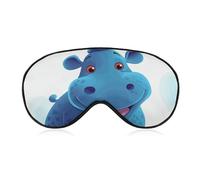 Cute Hippo Eye Mask Sleep Mask Eye Masks for Sleep Sleep Masks for Women Men Sleeping Mask Travel Eye Mask Sleep Mask Blackout Funny Sleep Mask Cute Sleep Mask