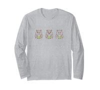 Cute Hippos Boba Matcha Tea Hippo Lovers Long Sleeve T-Shirt