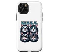 Cute Hiss Cats Rock Kittens Kitty Rocking Music Cat Lovers Case for iPhone 11 Pro
