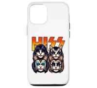 Cute Hiss Cats Rock Kittens Kitty Rocking Music Cat Lovers Case for iPhone 12/12 Pro