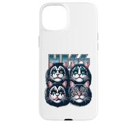Cute Hiss Cats Rock Kittens Kitty Rocking Music Cat Lovers Case for iPhone 15 Plus