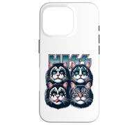 Cute Hiss Cats Rock Kittens Kitty Rocking Music Cat Lovers Case for iPhone 16 Pro
