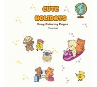 Cute Holidays: Easy Coloring Pages