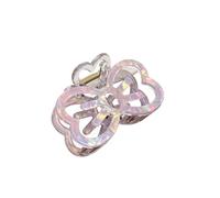 Cute hollow hairpin, bow hairpin, sweet shark hairpin, temperament hairpin(Colorful light purple)