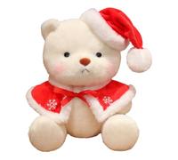 , - Cute Home Decor, 30cm Christmas with Santa Hat | Soft Cartoon Plush Toy for Home Sofa and Living Room