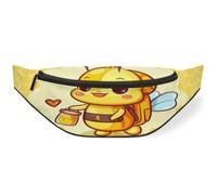 Cute Honey Bee Waist Bag Pack for Women Men Kids Girls Boys Fanny Pack Bumbags Pouch Purses Belt Bag for Travel Sport Running