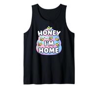 Cute Honey I'm Home Beehive Pun Tank Top
