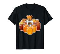 Cute Honey Scientist Bear with Jars Laboratory T-Shirt