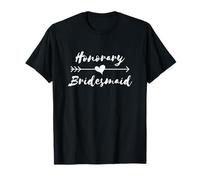 Cute Honorary Bridesmaid Arrow Squad Entourage Woman T-Shirt
