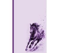 Cute Horse A5 college-lined notebook journal | 240 pages | 90gsm: Ideal writing companion for women and girls