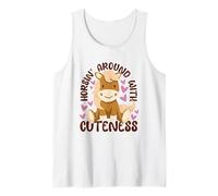 Cute Horse Animal Realistic Horse Lover Artistic Men Women Tank Top