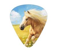 Cute Horse - Guitar Picks-12 Pack Includes Thin, Medium & Heavy Gauges, Best Gift for Guitar Lovers