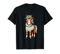 Cute Horse in Glasses Wearing a Cosy Jumper T-Shirt
