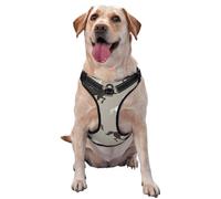 Cute Horse Print,Pet Harness,Adjustable Reflective Dog Harness,Pet Leash Vest,S