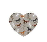 Cute Horse Printing 10 Pcs Car Air Freshener Hanging Sheets Scented Hanging Sheets With Rope For Home