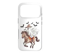 Cute Horse Riding Ghost Halloween Lover Gift Men Women Kids Case for iPhone 17 Pro