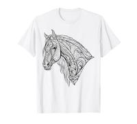 Cute horse to paint and color in for children T-Shirt