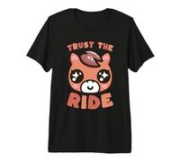 Cute Horse Trust The Ride Motivational Art Premium T-Shirt