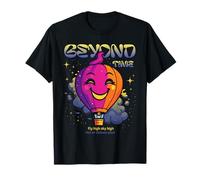 Cute Hot Air Balloon Beyond Clouds T-Shirt