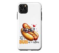 Cute Hot Dog Bun In A Million Love Pun Design Case for iPhone 11 Pro Max