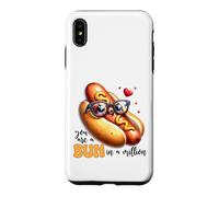 Cute Hot Dog Bun In A Million Love Pun Design Case for iPhone XS Max