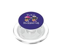 Cute Huckleberry Picking Huckleberries Pickin Guitar Novelty PopSockets PopGrip for MagSafe