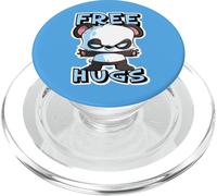 Cute Hugging Panda Free Hugs PopSockets PopGrip for MagSafe