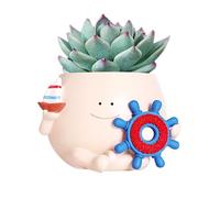 Cute Hummingbird Flower Pot - Colourful Bee Sunflower Plant Pots | Cute Unique Plant Pots Home Decoration Small Mushrooms Succulents Flower Pot for Indoor Plants Planter Resin