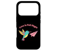 Cute Hummingbird Valentine Love In Full Flight Bird Tee Case for iPhone 17 Pro